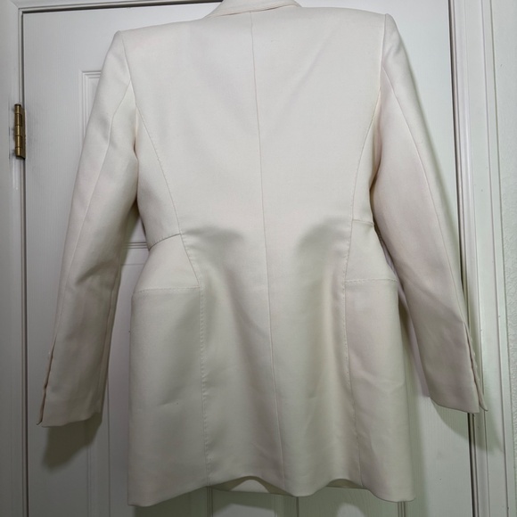ZARA NEW WOMAN DOUBLE-BREASTED BLAZER SHOULDER PADS - Picture 5 of 5